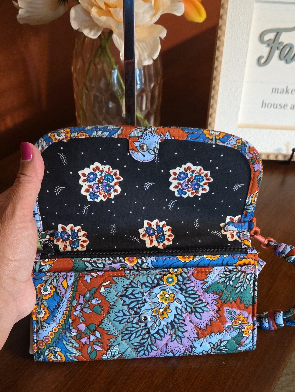 Vera Bradley Wildwood Wallet Crossbody - Picture 8 of 15